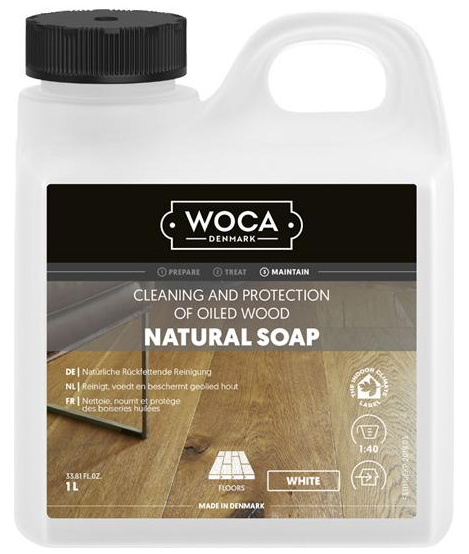 Woca Natural Soap - White Color 1 Liter